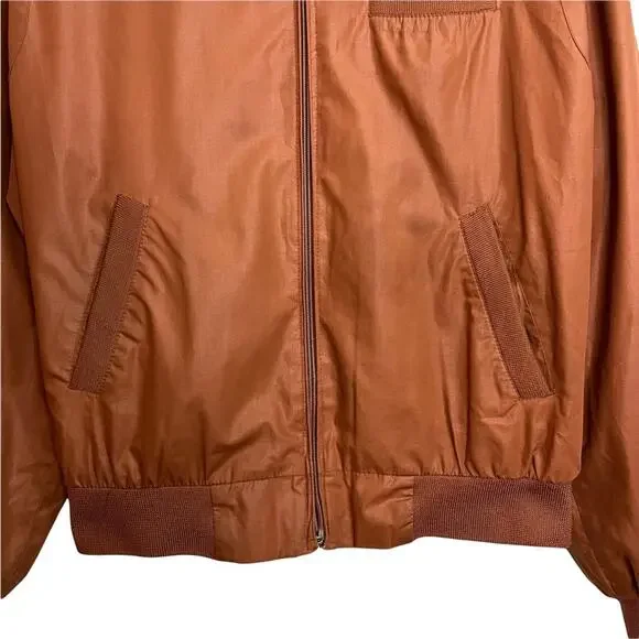 Members Only Camel Brown Racer Jacket